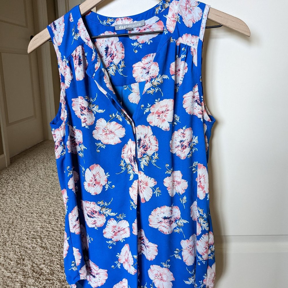 Daniel Rainn Celina Split Neck Blouse